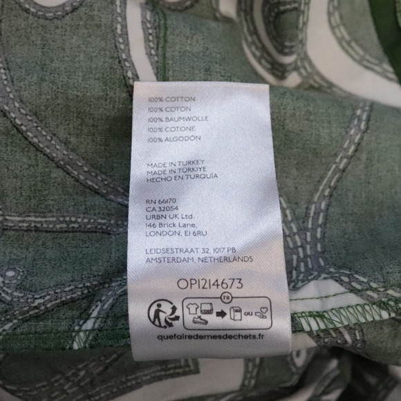 Anthropologie Somerset Maxi Dress Hunter Dark Green Paisley 1X - Picture 12 of 12